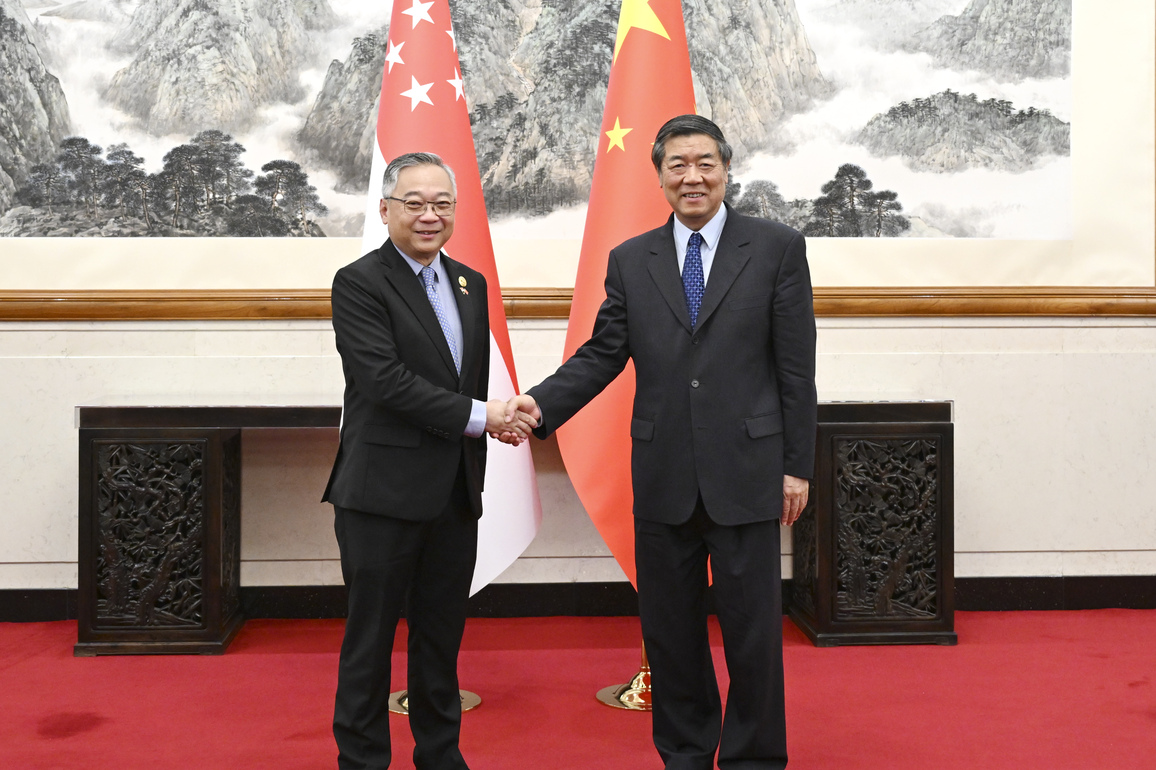 CHINA-BEIJING-HE LIFENG-SINGAPOREAN DEPUTY PRIME MINISTER-MEETING (CN)