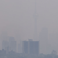 CANADA-TORONTO-WILDFIRE-SMOKE-POOR AIR QUALITY