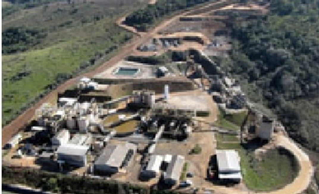 Mina de ouro Turmalina, da Jaguar Mining, em Minas Gerais