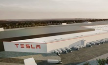 Tesla is developing vehicle production at its Gigafactory Shanghai 
