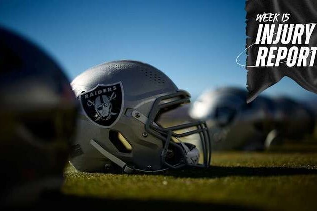 Raiders-Eagles Week 15 Injury Geno Smith among 3 Raiders ruled out