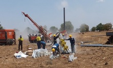 Drilling at Namdini in Ghana