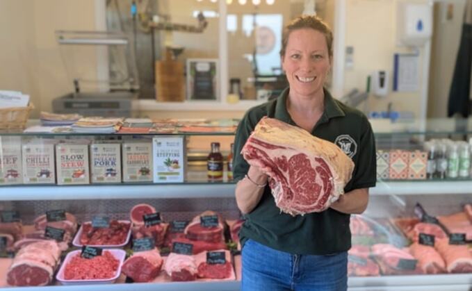 Ladies in Beef farmer Anna Blumfield