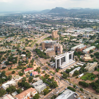 BOTSWANA-GABORONE-CITY VIEW