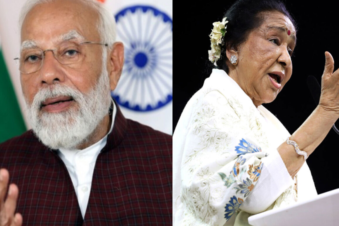 PM Modi wishes Asha Bhosle speedy recovery