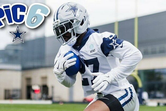 Pic 6: Getting to know the new vets  Miles Sanders
