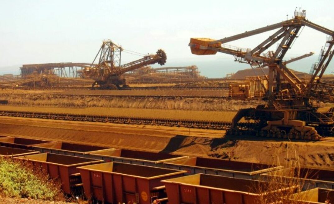 Operação de minério de ferro em Pilbara, na Austrália/AFP