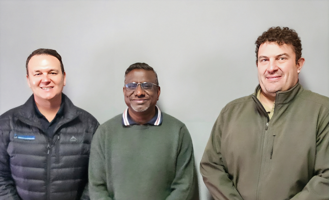 Jacques Farmer MD at Prisma, Sadha Govender, GM Project Management at NWU Enterprises, Jan Harm Badenhorst, business development manager at NWU Enterprises (left to right)