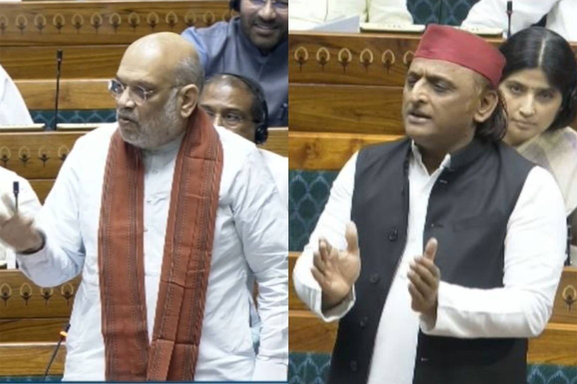 "Reservation based on religion unconstitutional": Amit Shah spars with Akhilesh Yadav in Lok Sabha