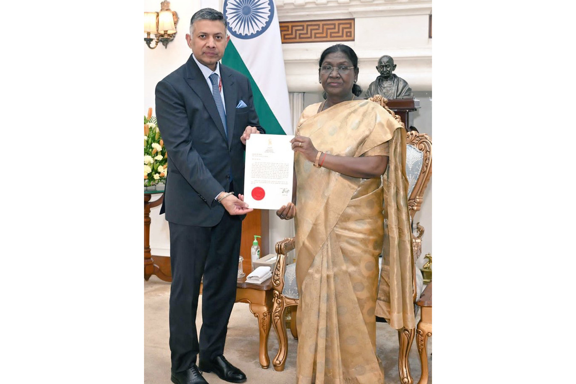 Vikram Doraiswami receives credentials as new envoy to China from President Murmu