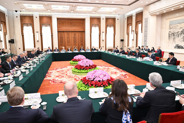 CHINA-BEIJING-HE LIFENG-GERMAN ECONOMIC DELEGATION-MEETING (CN)