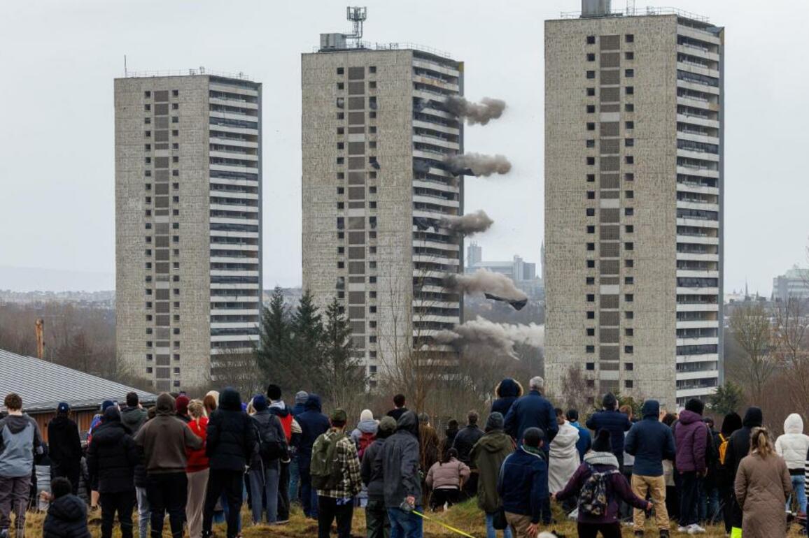 Wyndford towers in north Glasgow demolished after campaign - The Herald