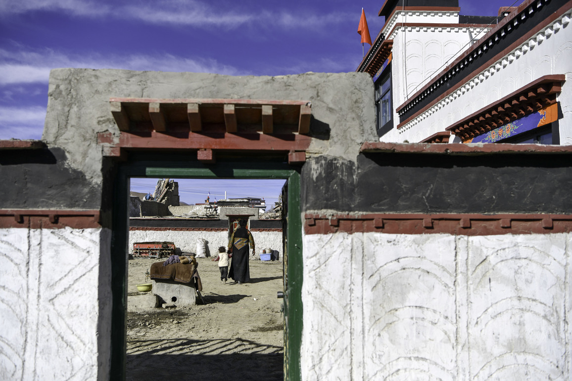(InXizang) CHINA-XIZANG-DINGRI-EARTHQUAKE-RECONSTRUCTION-HOUSES (CN)