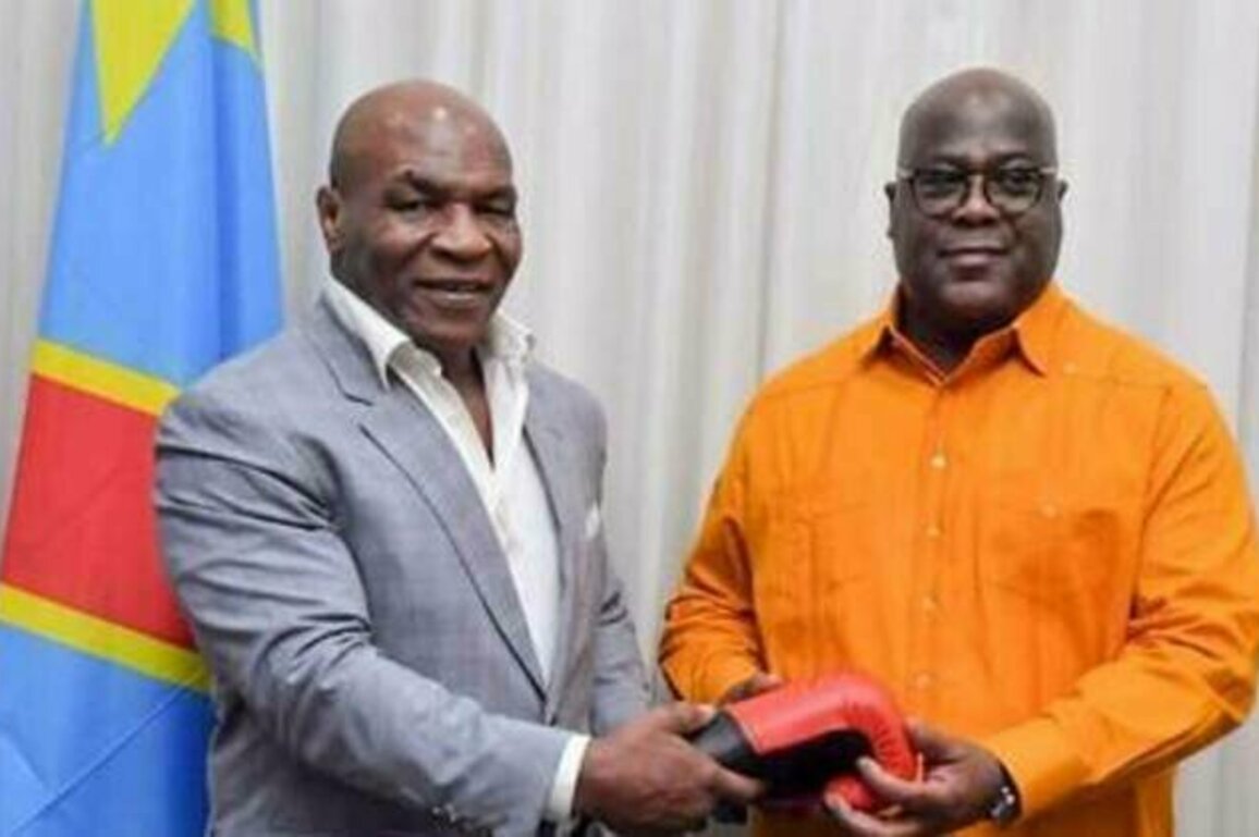 Mike Tyson meets DR Congo's president