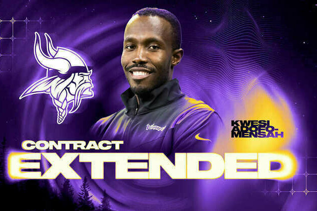 Vikings Sign General Manager Kwesi Adofo-Mensah to Contract Extension