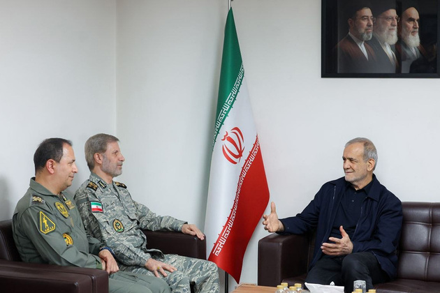 "Government supports armed forces with all its capacity": Iranian President Pezeshkian