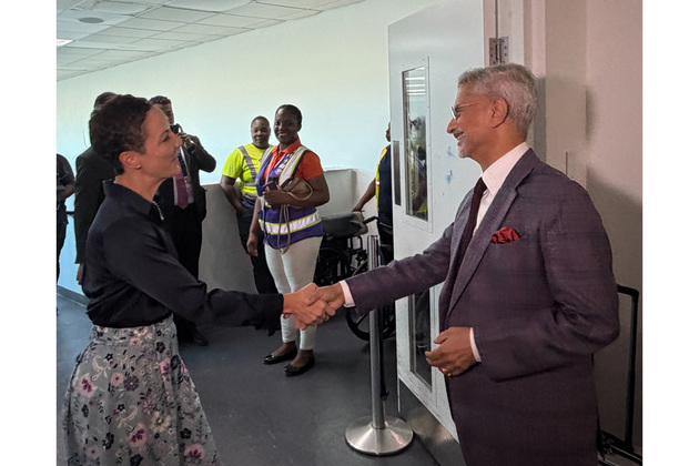 "Pleased to arrive in Kingston": EAM Jaishankar begins his first visit to Jamaica
