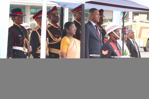 President Droupadi Murmu begins historic first-ever state visit to Botswana with ceremonial welcome