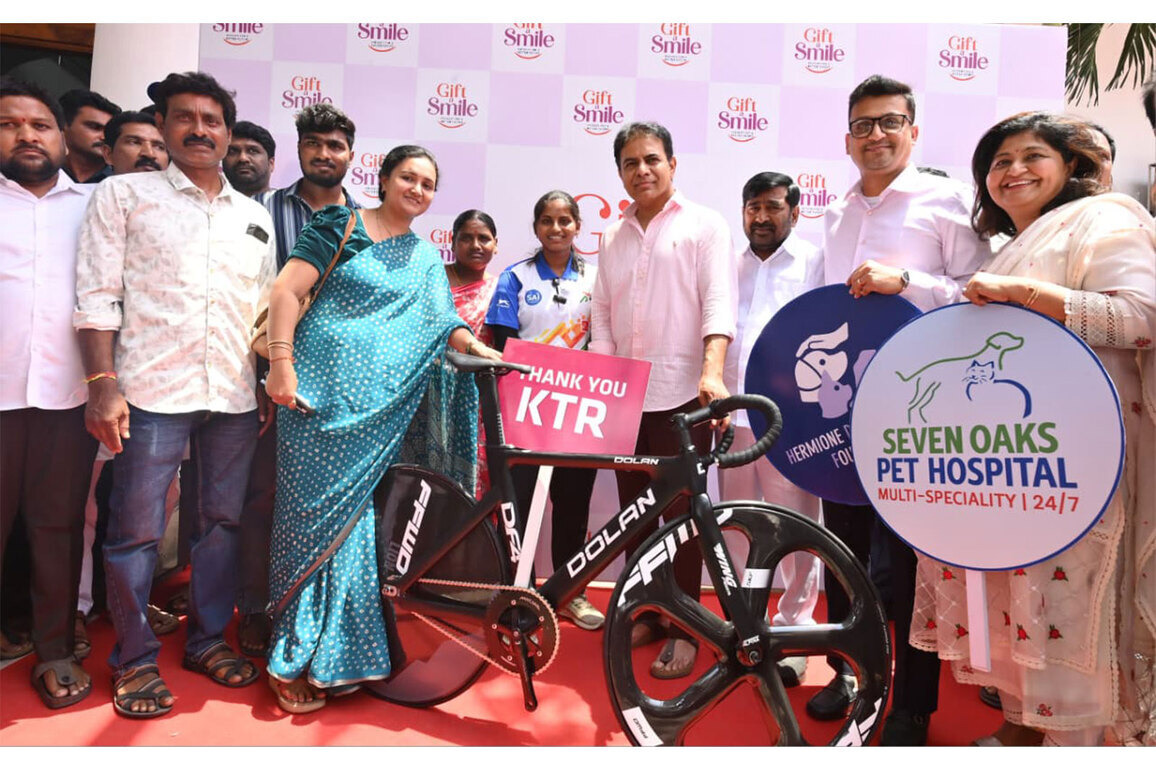 KTR fulfils promise to young cyclist Ramya under 'Gift a Smile' initiative