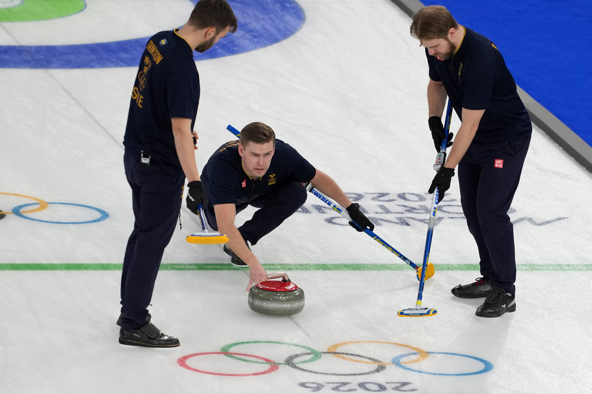(MICO2026)ITALY-CORTINA D'AMPEZZO-OLYMPIC WINTER GAMES-CURLING-MEN-ROUND ROBIN-SWE VS CZE
