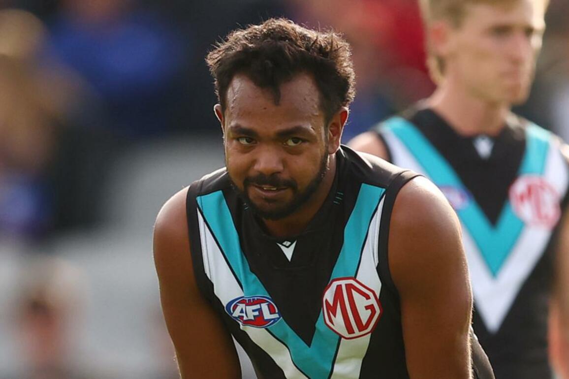 Willie Rioli- Port Adelaide star escapes sanction for alleged threat to Western Bulldogs rival