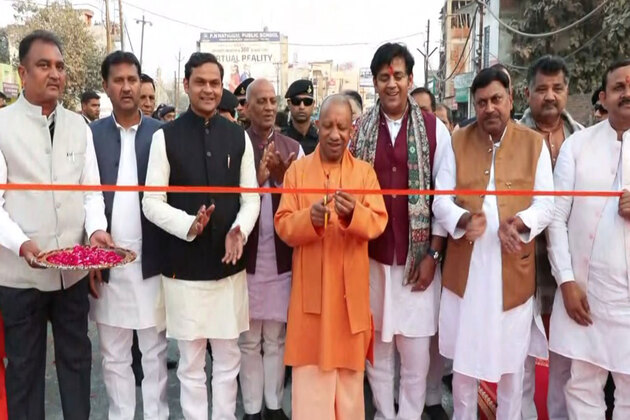 Uttar Pradesh CM inaugurates railway overbridge and flyover in Gorakhpur, calls it "new gift" for state