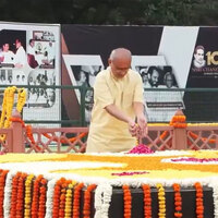 Vice President CP Radhakrishnan pays tribute to former PM Chandra Shekhar on his birth anniversary