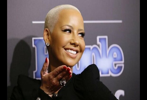 Amber Rose shows off her new face tattoo