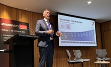 Fenix Resources executive chairman John Welborn speaking at MiningNews Select Sydney