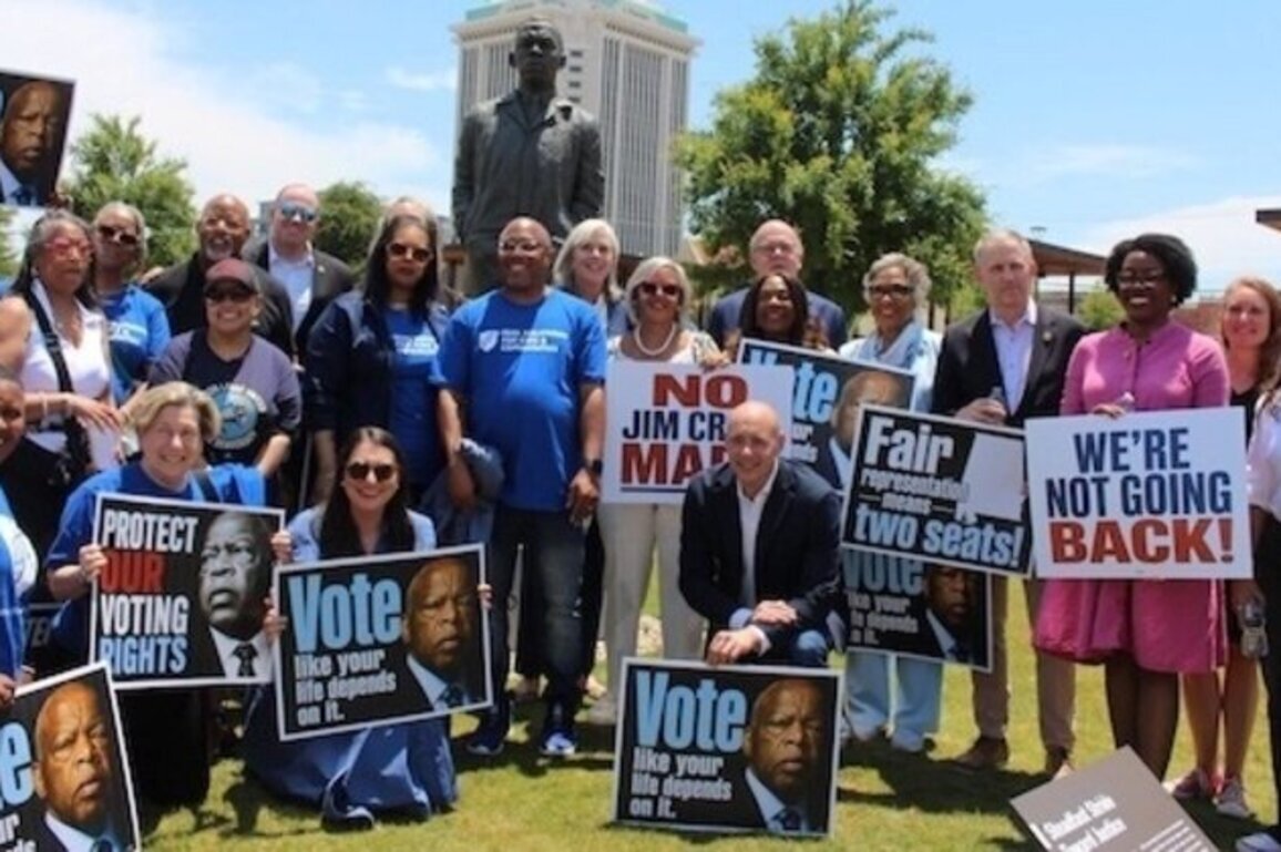 Thousands rally in Selma, Montgomery to protest Alabama redistricting  
