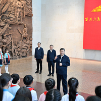 CHINA-SHANXI-YANGQUAN-XI JINPING-TRIBUTE TO MARTYRS (CN)