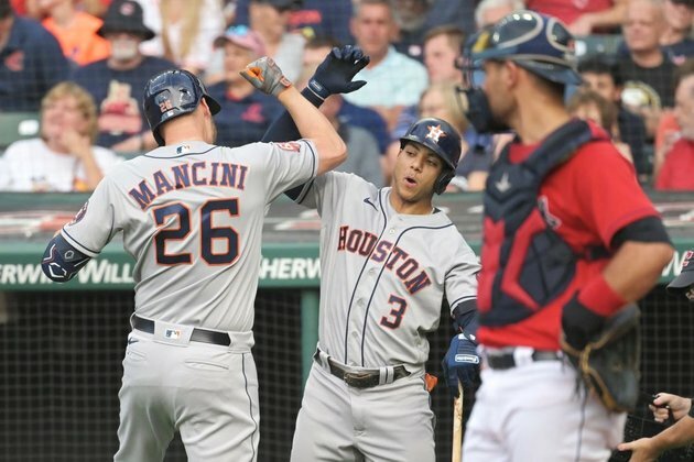 Astros face Guardians, seek to extend winning streaks