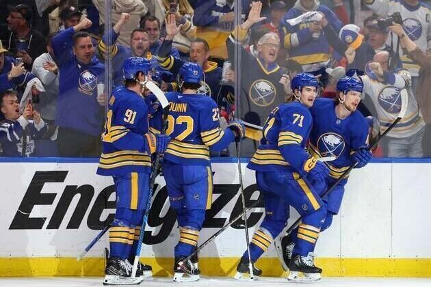 Sabres' power play tallies twice to topple Canadiens in Game 1
