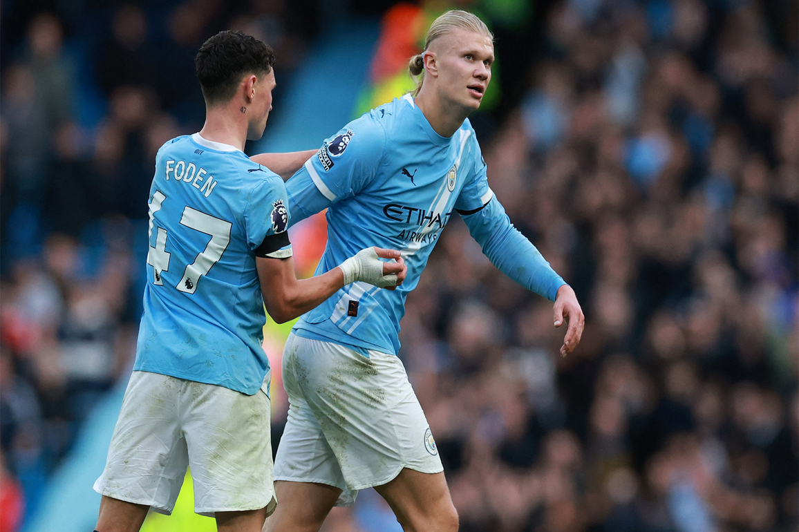 Manchester Derby: Haaland double fires City to Derby glory, Foden shines on return