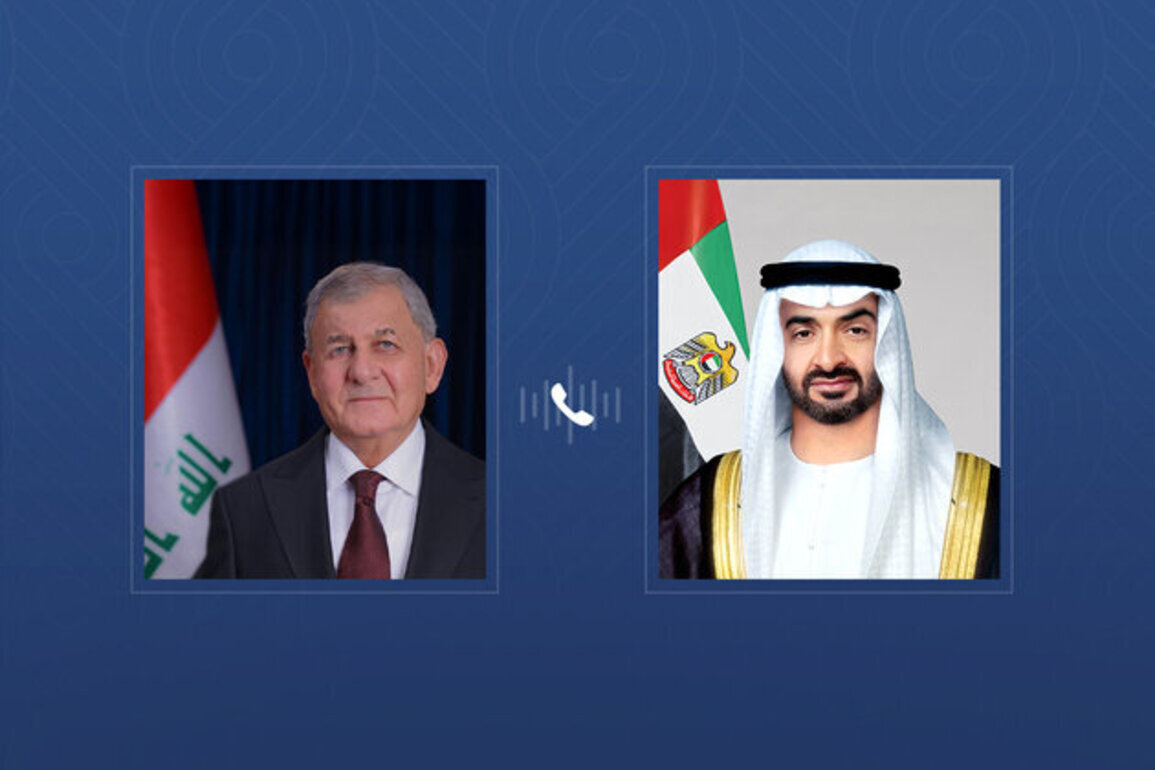 UAE President and Iraqi President discuss regional developments and implications in phone call