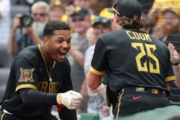Esmerlyn Valdez's six RBIs leads Pirates over Brewers