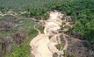  Imagem aérea do Triunfo do Xingu onde garimpo ilegal era realizado