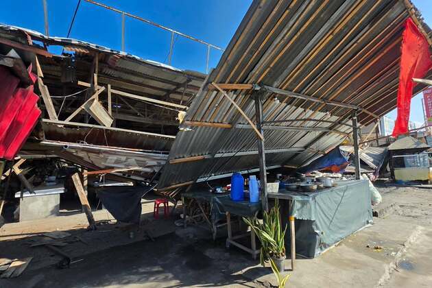 (SpotNews) PHILIPPINES-GENERAL SANTOS CITY-EARTHQUAKE-AFTERMATH