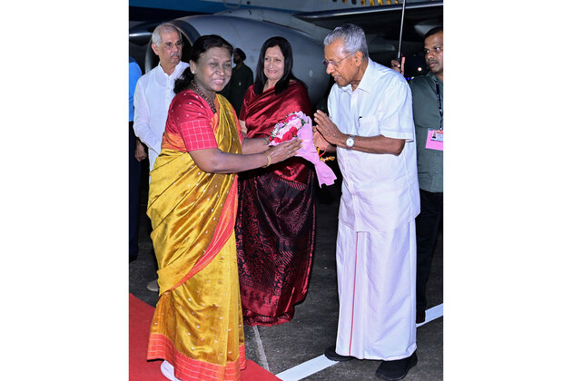President Murmu arrives in Kerala on a four-day official visit