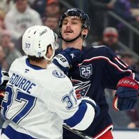 Mason Marchment (hat trick), Jackets end Lightning's point streak