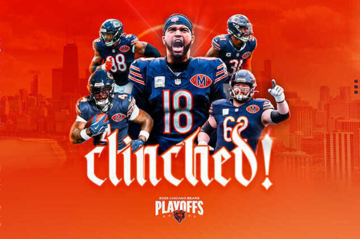 Playoff bound! Bears clinch 2025 postseason berth