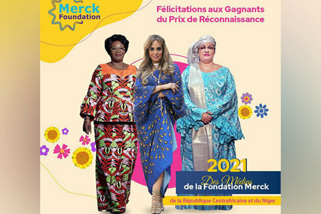 Central African Republic and Niger First Ladies acknowledge Merck Foundation 2021 Media Awards winners