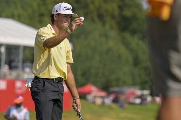 Jackson Koivun celebrates first PGA Tour win by fishing