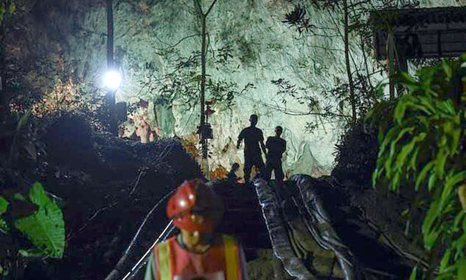 Classmates yearn for safe return of Thai boys trapped in cave Classmates yearn for safe return of Thai boys trapped in cave
