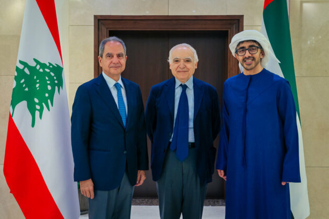 Abdullah bin Zayed receives Lebanese Minister of Energy and Water