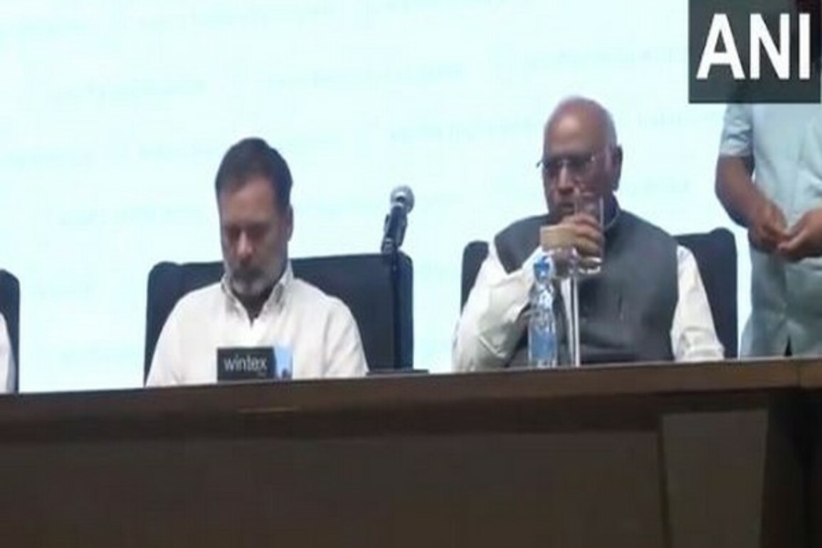 Mallikarjun Kharge, Rahul Gandhi chair meeting with J-K Congress unit