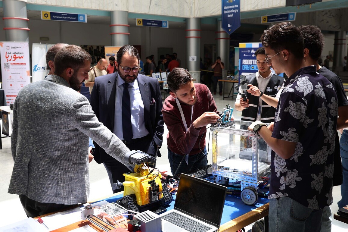 SYRIA-DAMASCUS-ROBOTICS-EVENT