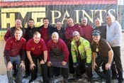 HMG guys grow mo's for charity