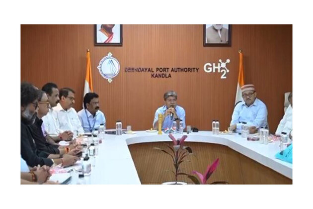 Deendayal Port Authority Chairman holds trade meet following 150 million ton cargo throughput milestone, interacts with stakeholders