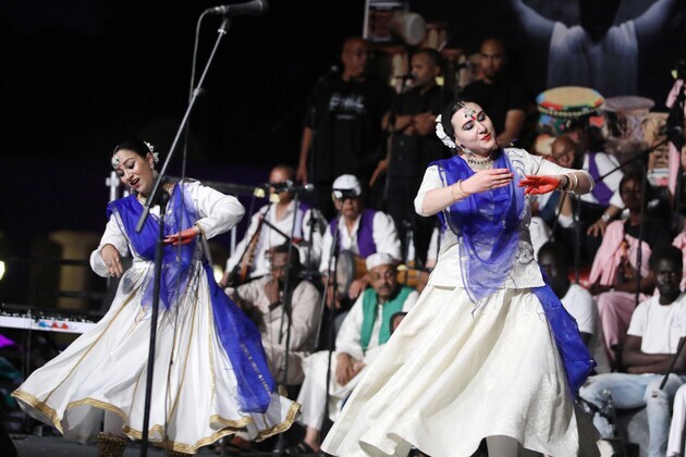 EGYPT-CAIRO-DRUMS AND TRADITIONAL ARTS-FESTIVAL